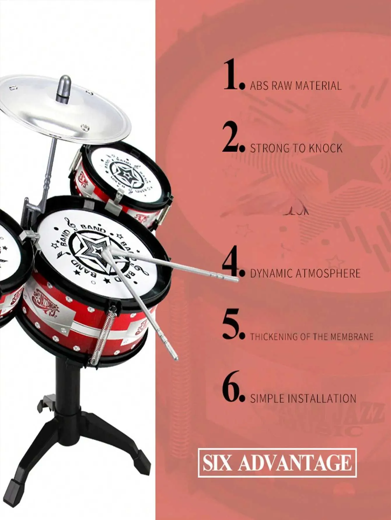 Electronic jazz drum set new arrivals