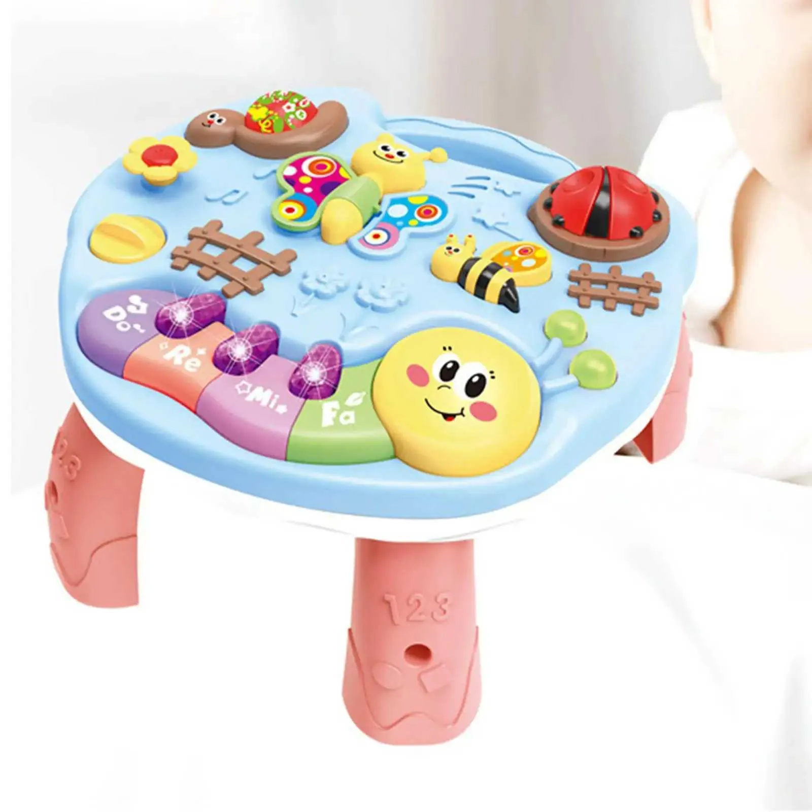 Oderra Bebe1 2 Ans, 7-en-1 D'activité Bébé, Montessori Sensoriel Jouets Pour Bebe 18 Mois, Educatif Motricité Fine Cube D'activité Pour Enfants Anniversaire Noel Cadeau