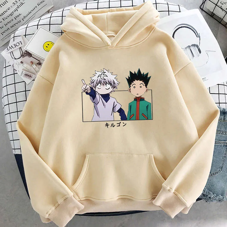 DHgate.com:HxH Anime Killua Gon Hooded Sweatshirt - Unisex Japanese  Streetwear:Apparel