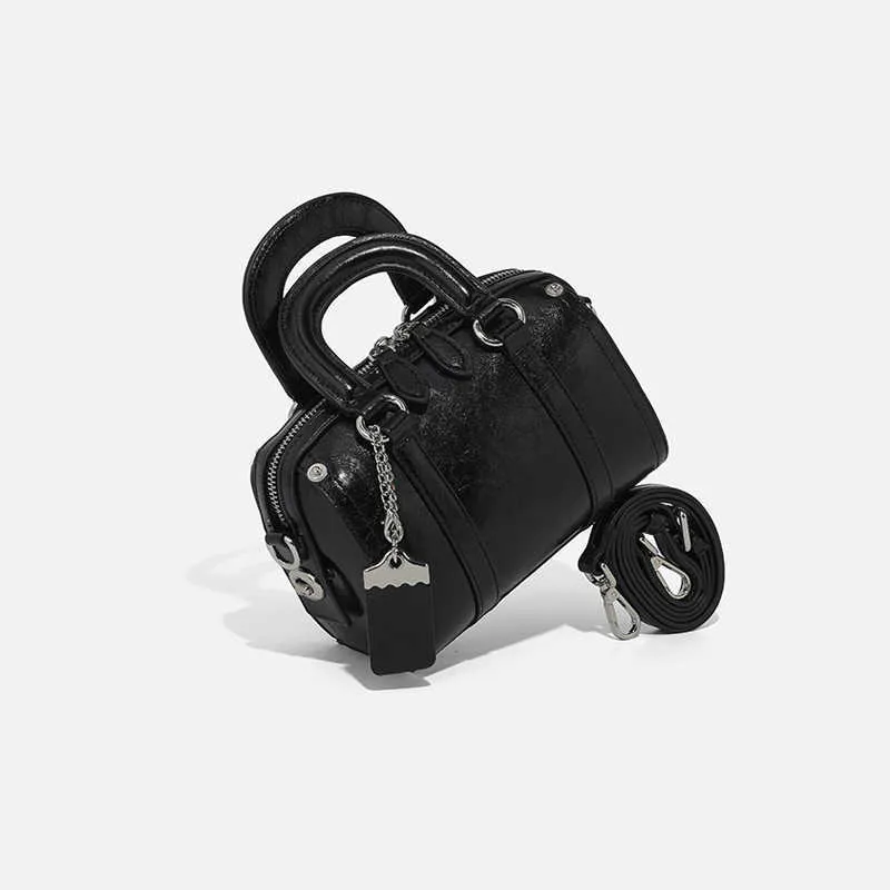 LEATHERY★Boston nylon shoulder bag Amazon.com: JINMANXUE Women Boston Bag Woven Vegan Leather