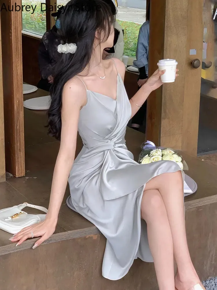 white christmas dresses Adrianna Papell Crew Neck Sleeveless Back Zipper Chiffon Midi Dress main image 1