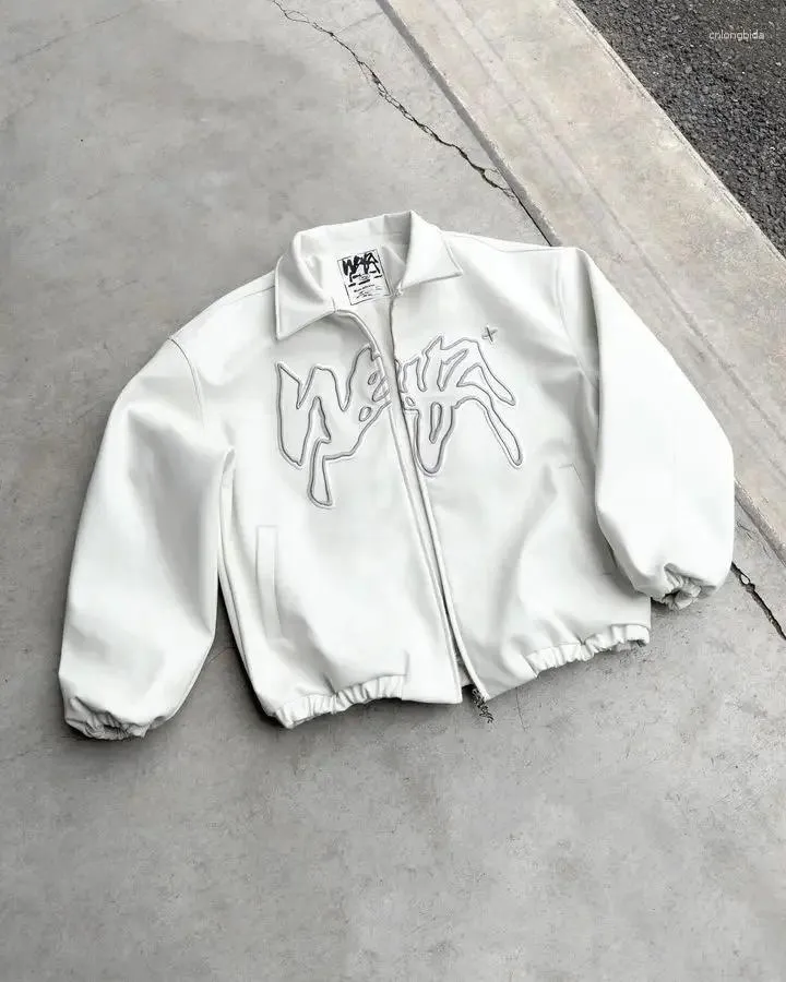 DHgate.com:Y2K Mens Punk Leather Jacket - Vintage Hip Hop DHgate.com:Y2K Mens Punk Leather Jacket - Vintage Hip Hop
