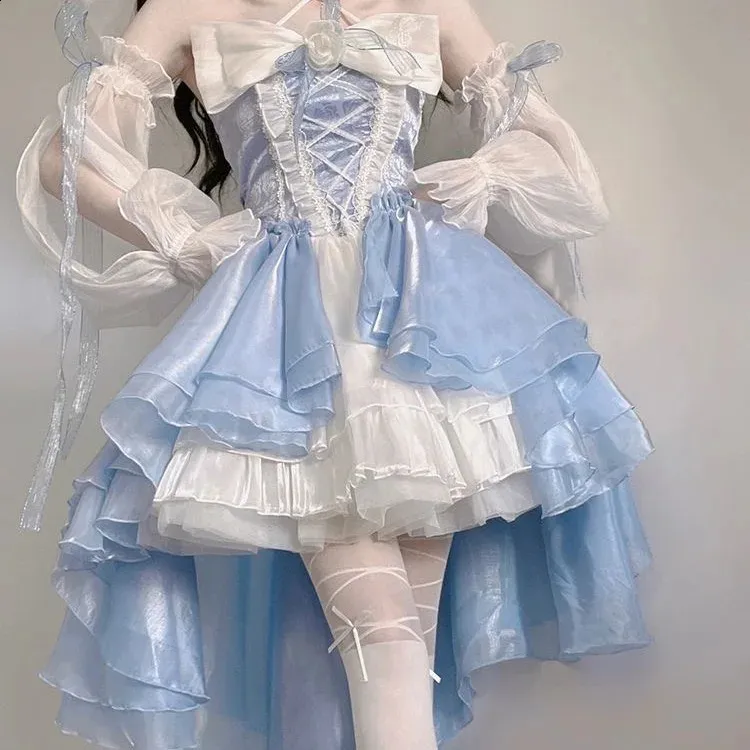 DHgate.com:Elegant Long Dress with Bow & Lace - Perfect for