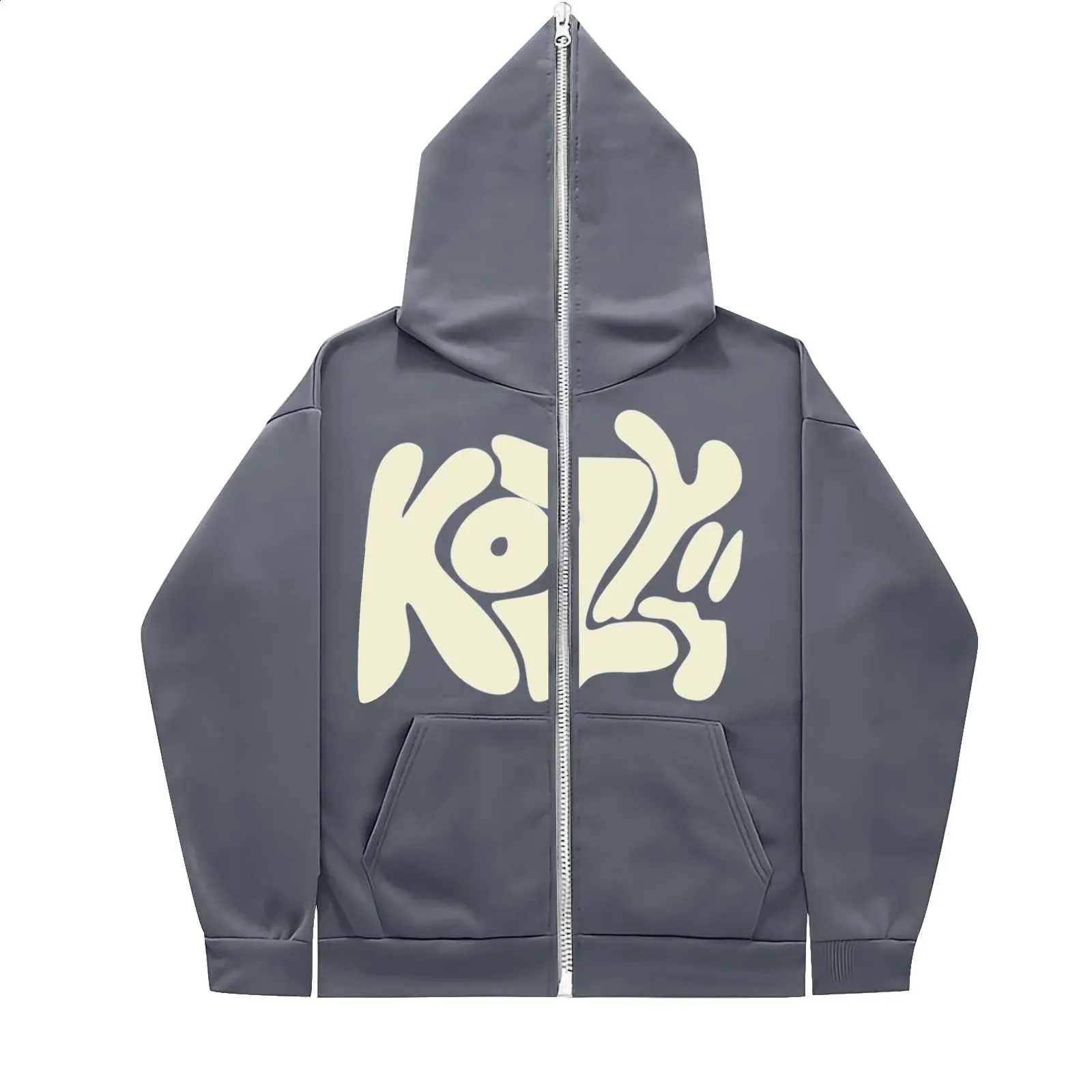 パーカー・フーディ HUECLOSET Vintage Print Two Way Hood Zip Up 25KERO49 HUECLOSET Vintage Print Two Way Hood Zip Up 25KERO49 (HUE