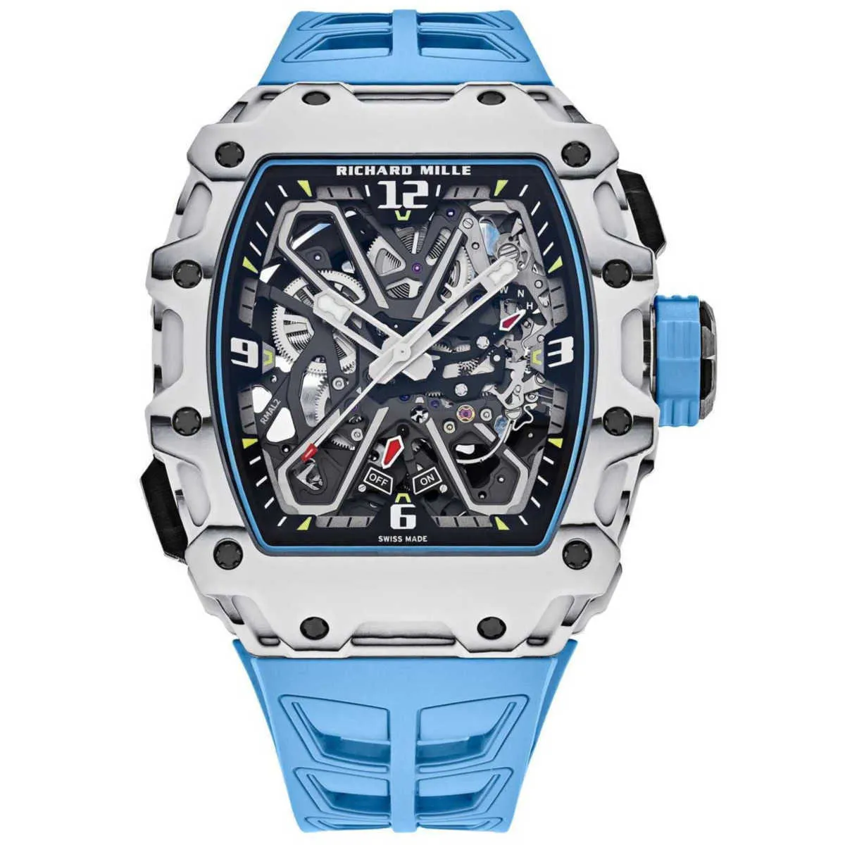 RM WRIST RELISTRO Ultimate Imitation RM35 03 Rafael Nadal White White Wallwatch Selector Cronografo Temporizador Tiempo Automatico De Movimiento De Tourbillon Automatico De 1.304 97 DHgate