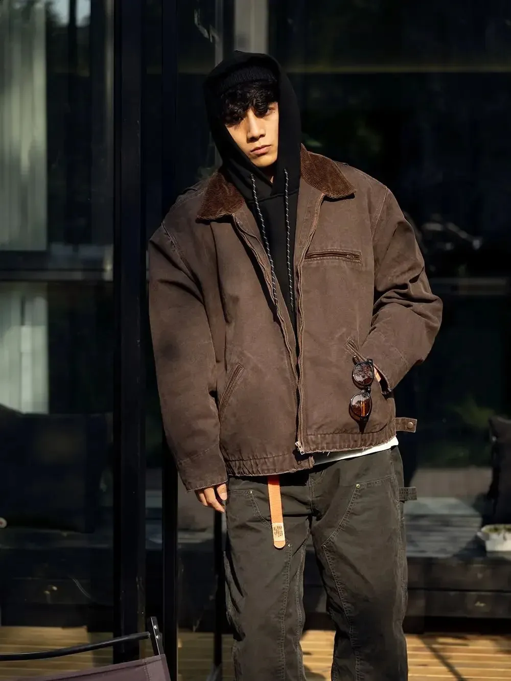 ジャケット SS25 SOFT TWILL WAISTCOAT (K20K208017 PRP) DHgate.com:Retro Workwear Jacket: Versatile Spring/Fall