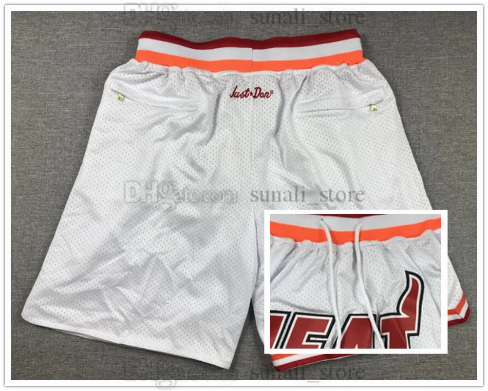 Dwyane Wade Retro Just Don Basketball Shorts With Zipper Dwyane Wade Retro Just Don Basketball Shorts With Zipper