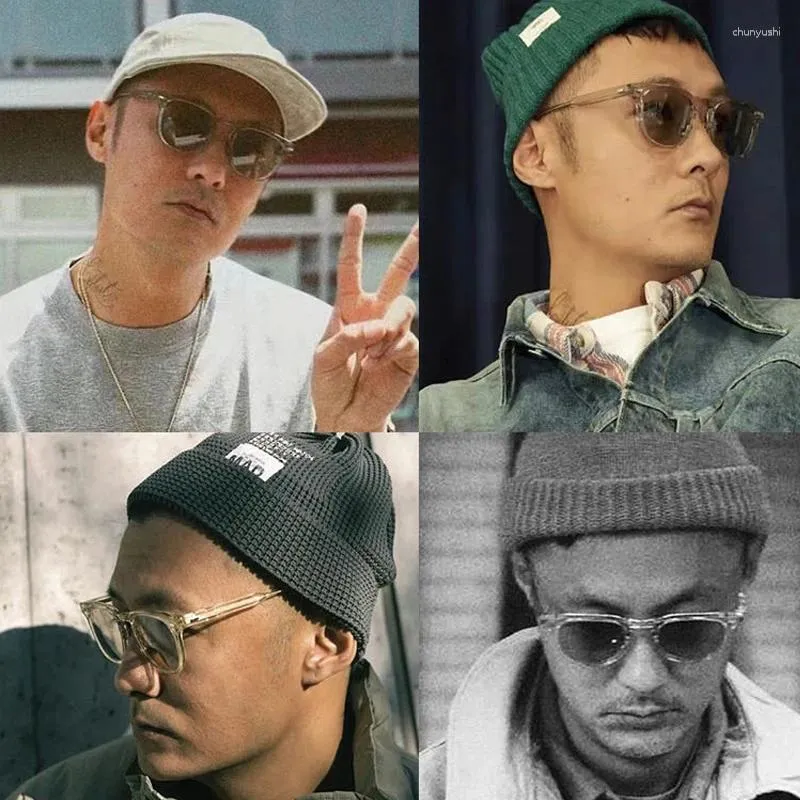 Japanese Style Designer Sunglasses with Customizable Prescription Lenses for Men and Women