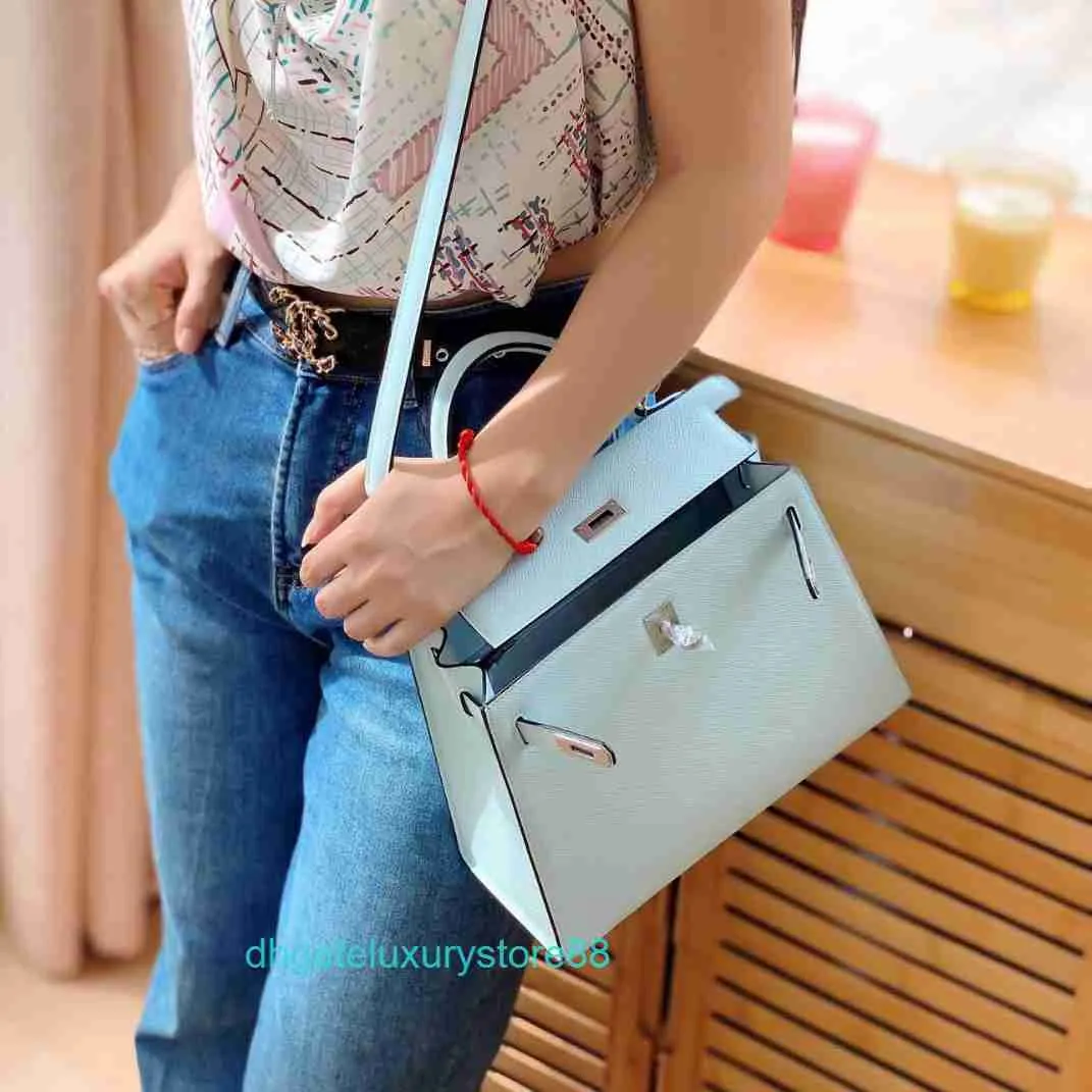 Save Big on Bulk New Fashion Bags For Women Top Ladies Designer Bag Light  Luxury And Minimalist Lake Blue Bag 2024 New Handmade Artificial Pure  Womens