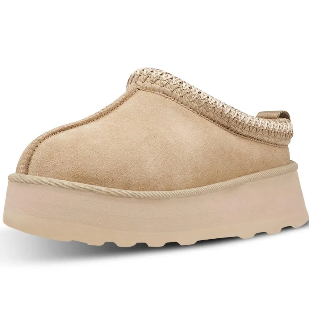 Tasman Designer tazz Sussid Chesut Karusnaha Slaidid Lambanahk Austraalia Shearg Muulad Naised Mehed Ultra Mini Platvorm_voghion.com