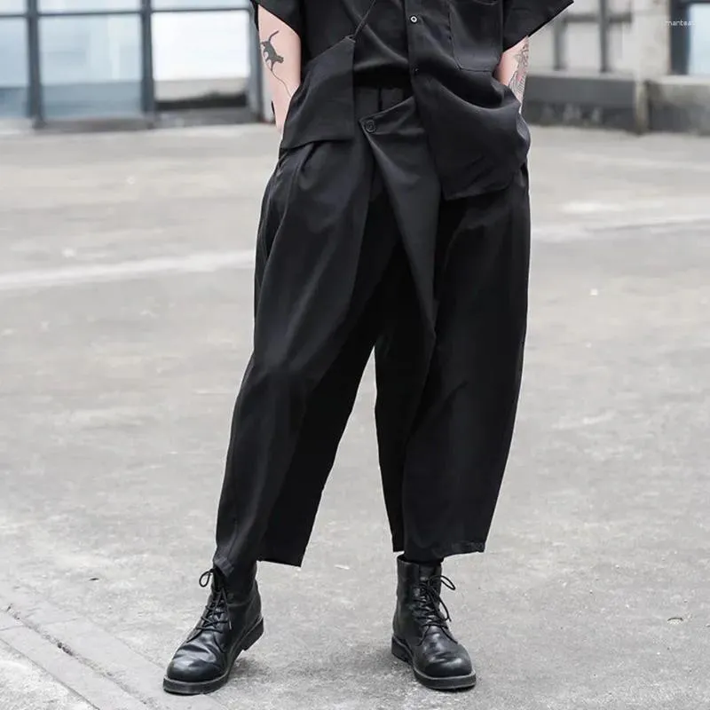パンツ 00s wide black slacks archive y2k VINTAGE 90s Y2K Black Low Rise Straight WIDE Leg Simple