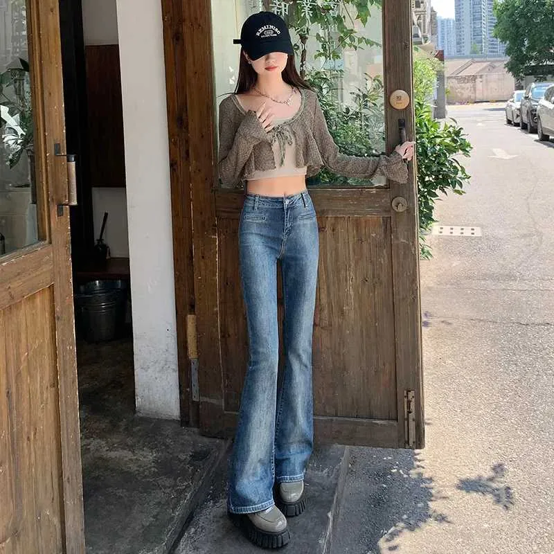Sweet Spicy Flare Jeans High Waist, Stretch Denim, Bootcut, Trendy Y2K  Style, Slim Fit Jeans for Women New Arrival!