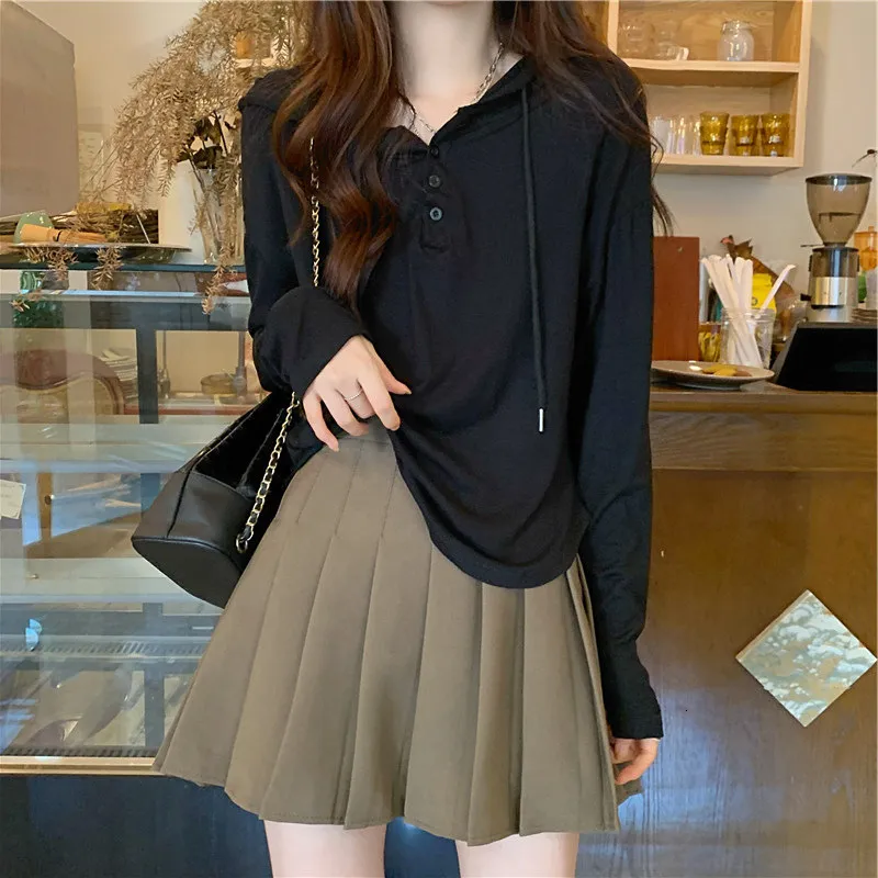 Korean Style Long Sleeve xxxl t shirts for Women - Trendy