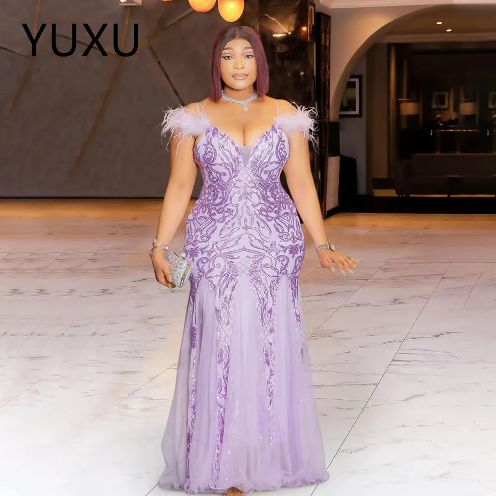 Sequin Mermaid Evening Dress - Plus Size Boho Formal Gown, Floor-Length.  Shop Now! from Dhgate Prom Dresses - price 134.1