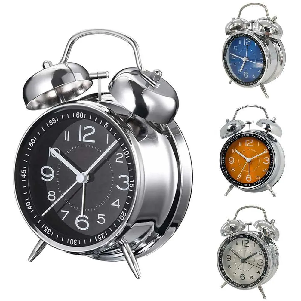Retro Metal Alarm Clock: Loud, Luminous & Stylish - Perfect for Bedroom ...