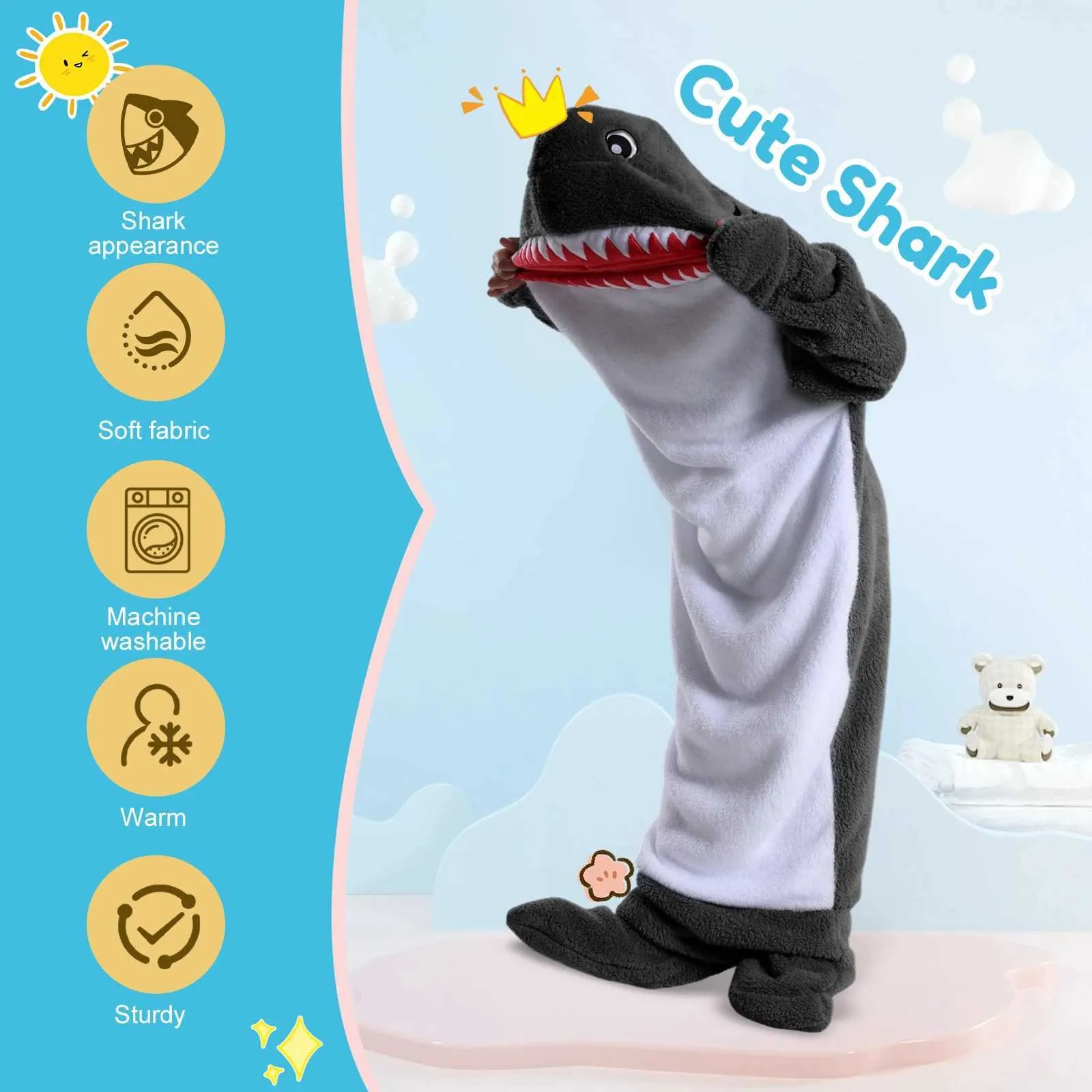 Shark Sleeping Bag Shark Snuggie For Adults For Adults Shark
