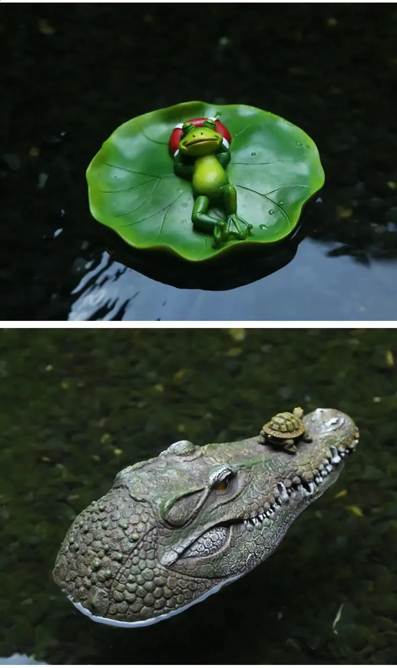 Decoración De La Rana Para El Exterior, Estatua De Ranas Flotantes De  Resina Adorno De Estanque De Jardín, Decoración Del Escritorio De Casa,  Linda Escultura De Rana De 20,86 € | DHgate, image size:790x1328
