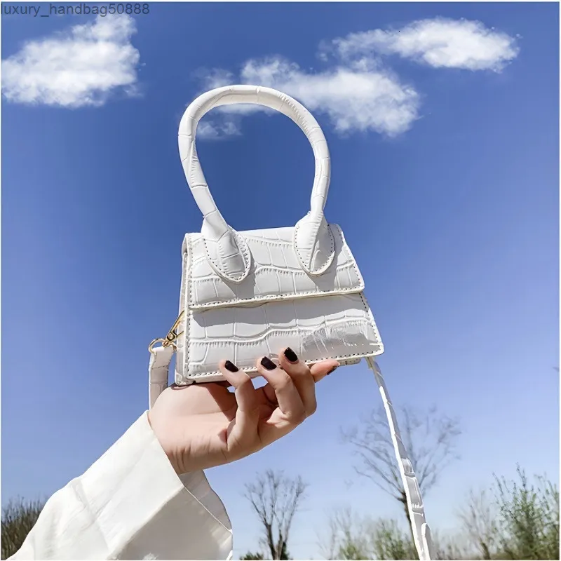 Mini Long Handle Handbag Vintage Flip Magnetic Buckle Classic Letter Underarm Bag Crocodile Print Purse Stylish Shoulder Bag Crossbody Bag