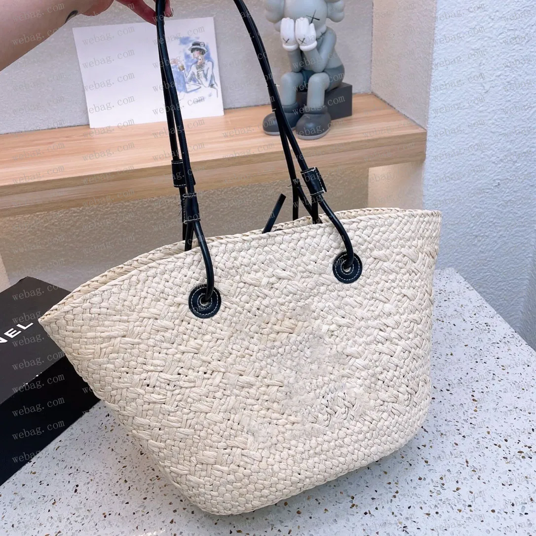 Save Big on Bulk Straw Raffia Handbags Woven Raffia Tote Bag Bohemia Style  Summer Beach Bag, Large Capacity Women's Shoulder Bag For Travel Shopping 