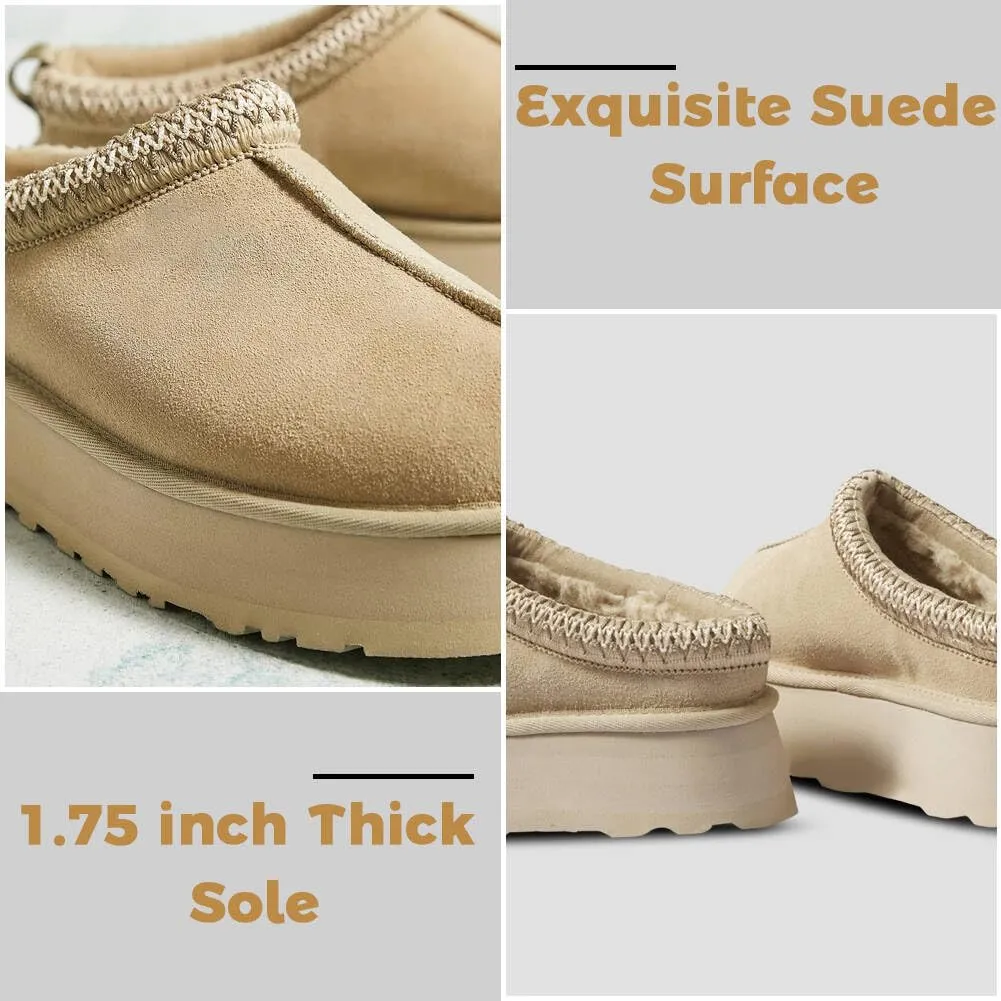 Tasman Designer tazz Sussid Chesut Karusnaha Slaidid Lambanahk Austraalia Shearg Muulad Naised Mehed Ultra Mini Platvorm_voghion.com