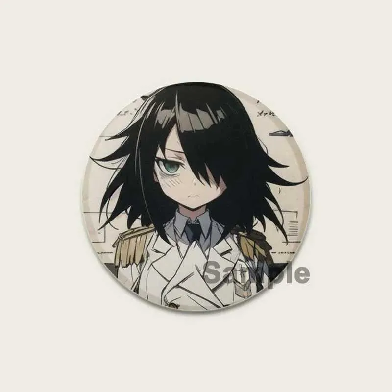 Cute Cartoon Badge Anime Tomoko Kuroki Watamoto Pin... From Swallow ...