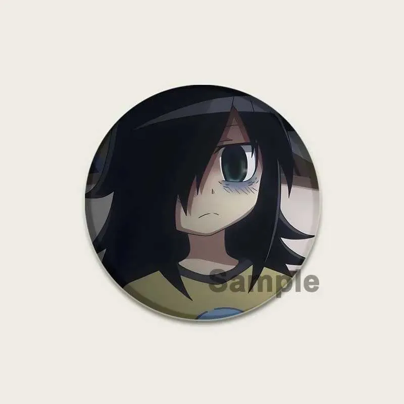 Cute Cartoon Badge Anime Tomoko Kuroki Watamoto Pin Handmade Brooch ...