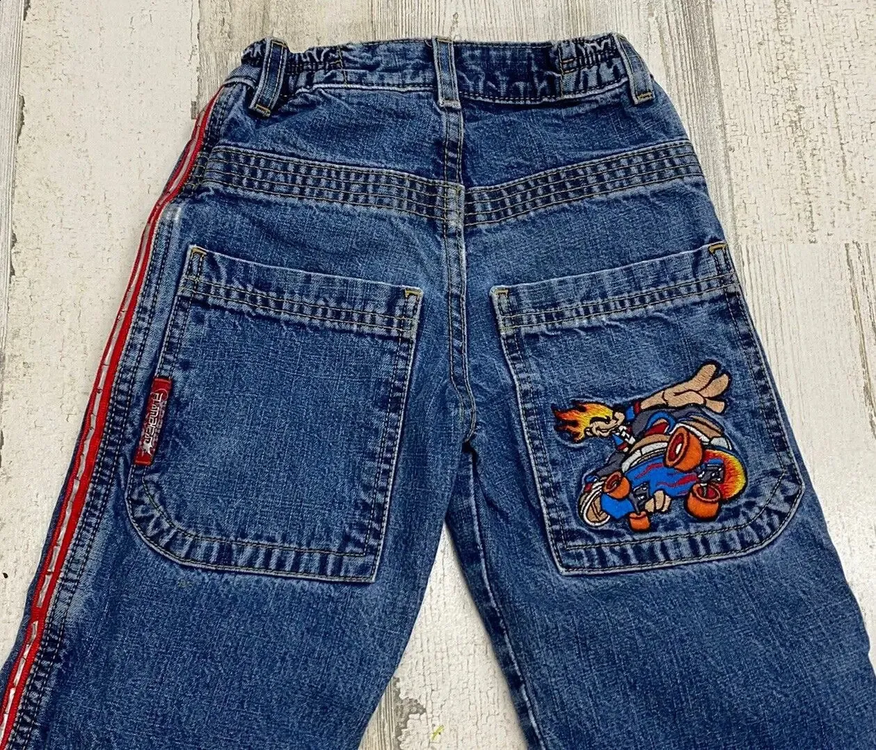 極太90s アバクロ Mサイズ ミリタリーバギーデニム Y2K多ポケット 極太90s アバクロ Mサイズ ミリタリーバギーデニム Y2K多