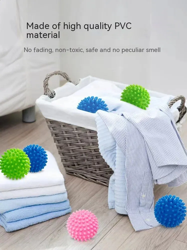 Blue Eco Laundry Dryer Balls - Reusable Silicone Dryer Balls For Quick Drying