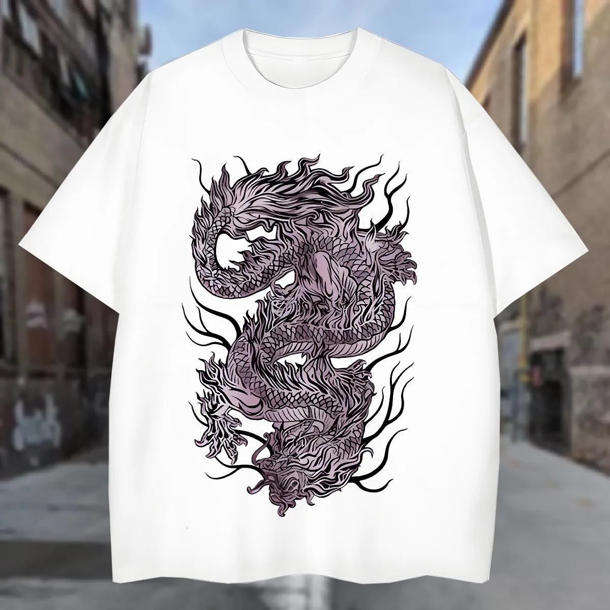 Wholesale Customized Cotton T Shirts For Men 230g Soft Black Hip