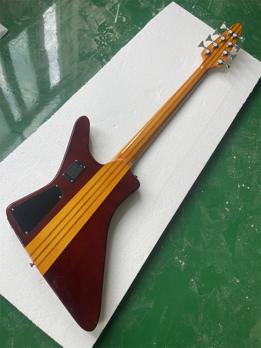 8-String Electric Bass Guitar: Chrome Hardware, Neck-Through Body ...