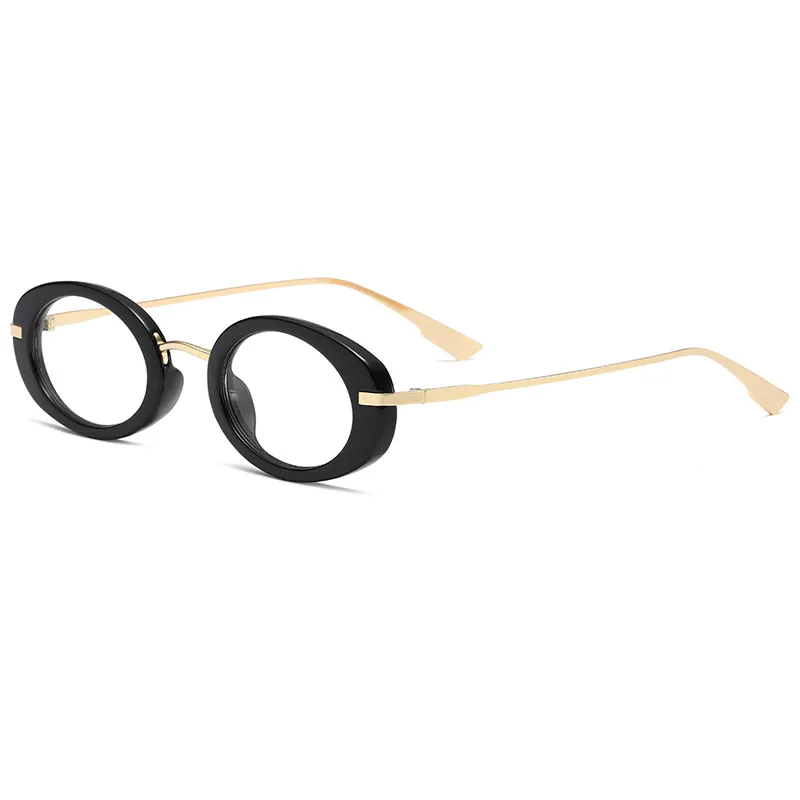 Unisex Metal Frame Oval Sunglasses with Alloy Full Frame and  display picture 1