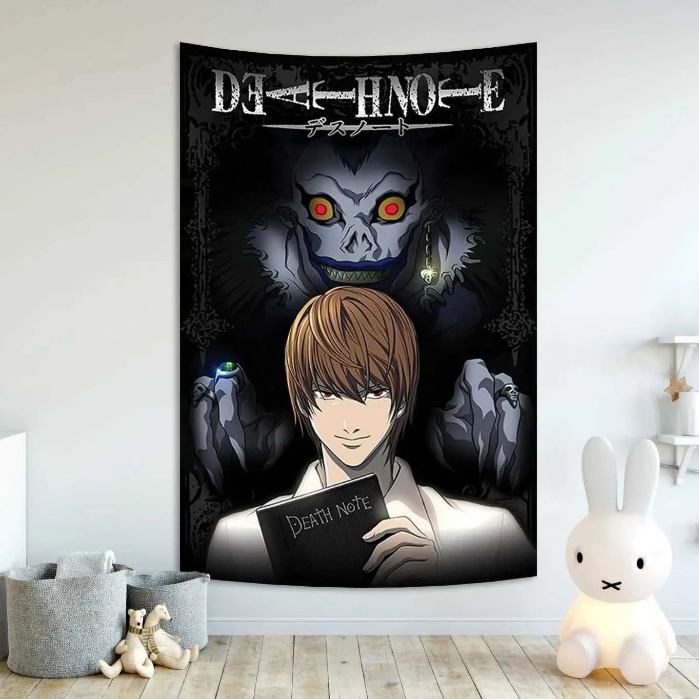 Horror Hot Anime Death Note Tapestries Aesthetic... From 