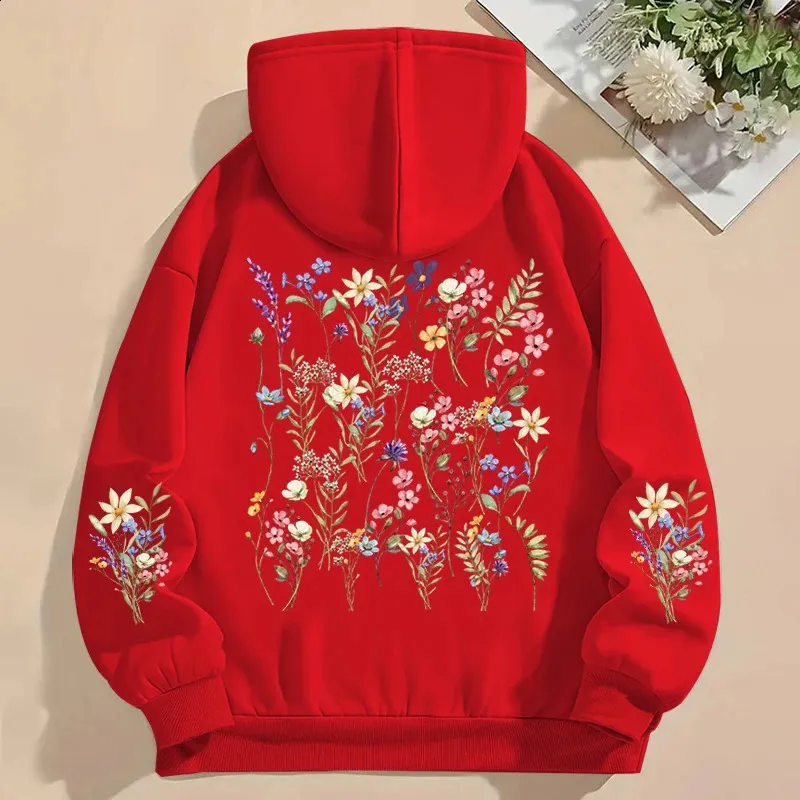 ジャケット・アウター Embroidery Flower Beads Hoodie Hoodie With Floral Embroidery, Zipper Sweatshirt, Mexican