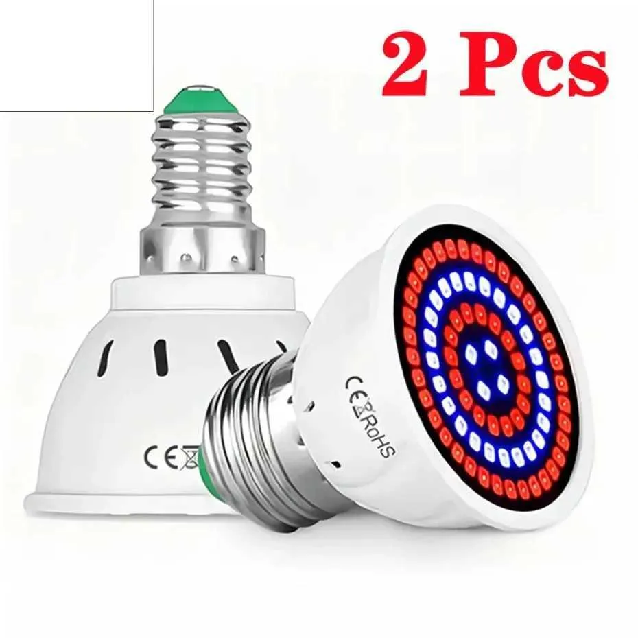 LED Grow Full Spectrum Bulb E27 E14 GU10 MR16 220V Hydroponic Plant ...