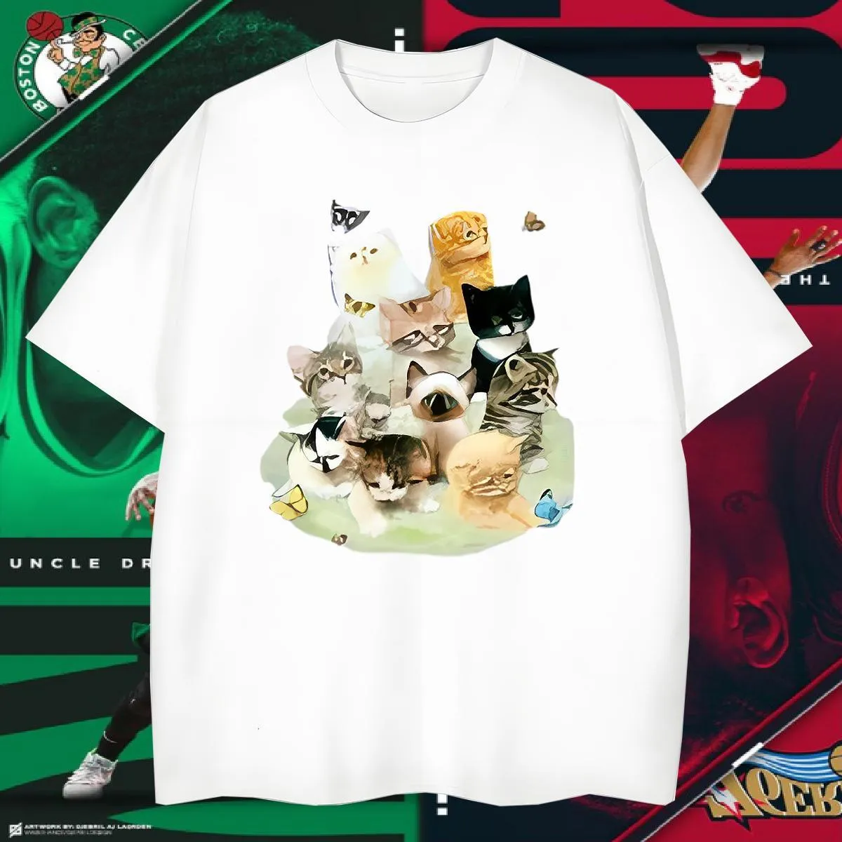 T Shirt A Maniche Corte Casual Da Uomo Cotone Traspirante