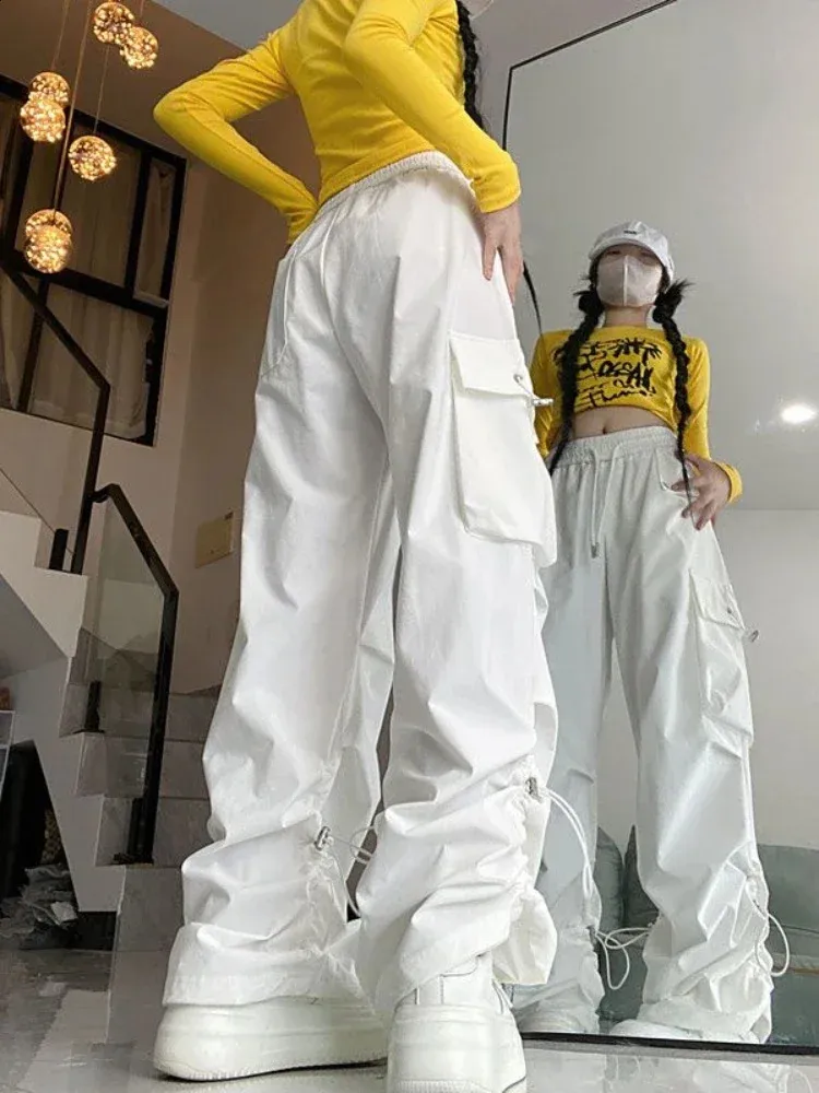 MLB korea■カリナ着用*LIGHTWEIGHT STRING CARGO WIDE PANTS Gorpcore Light Weight String Cargo Wide Pants LOS ANGELES
