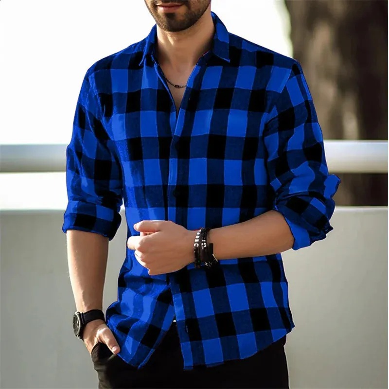black and blue dress shirt MORGAN (Style #6713)
