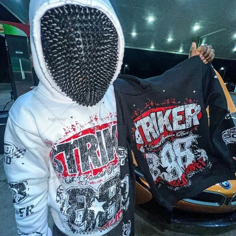 haruco long cuffs shirt like sweat Haruku Retro Super Street Fashion comfrt hoodie with Letter