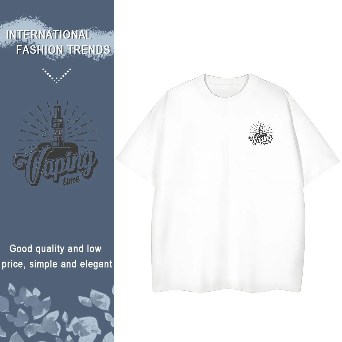 トップス CLANE QUICK DRY COTTON LOGO T-SHIRT Crest Classic Short Sleeve Knit T-Shirt - Iron Gate | Quiksilver
