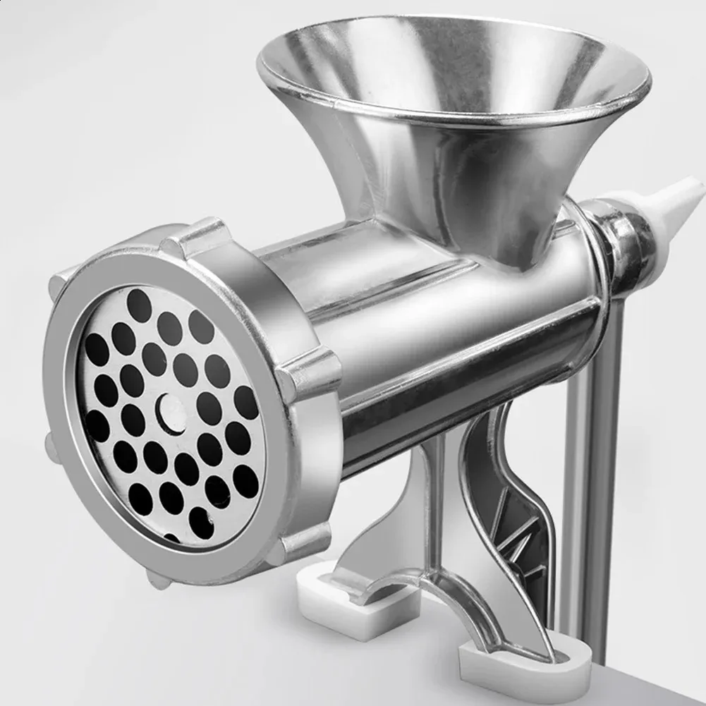 IMountek Manual Meat Grinder & Mincer – Handheld Sausage Stuffer & Pasta Maker – Table Mount