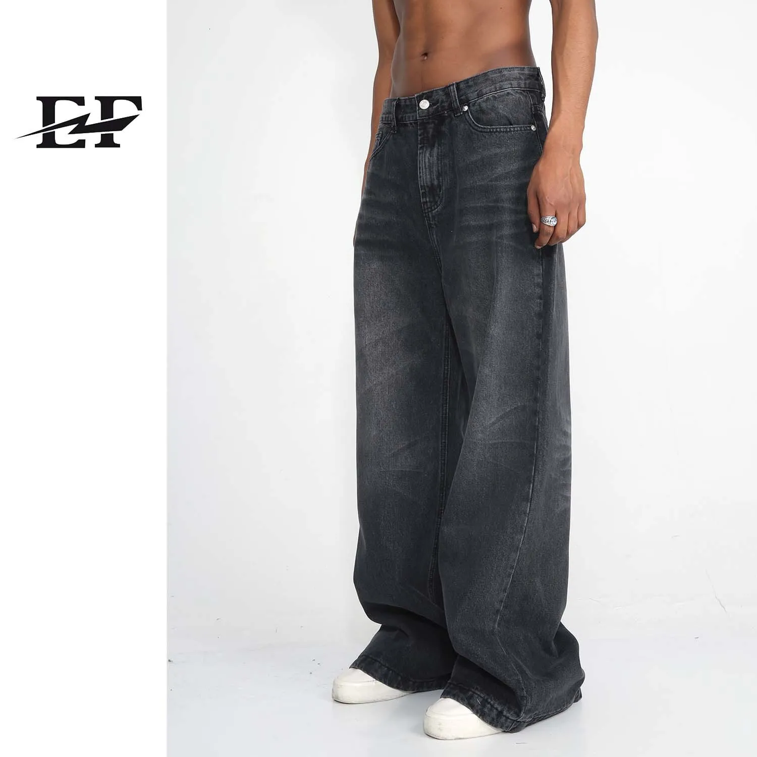 Acid Wash Baggy Jeans Mens & Womens Denim | DHgate
