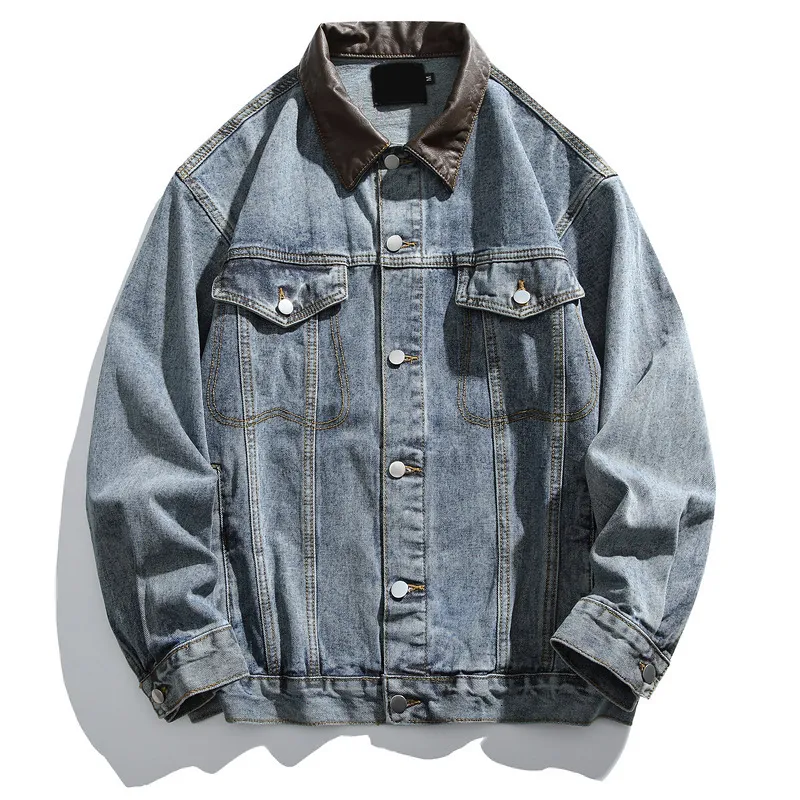 Oversized denim jacket mens clearance