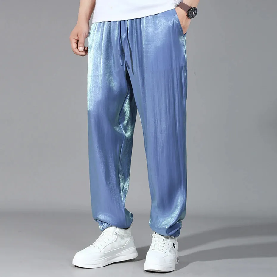 Plus Size Reflective Jogger Pants - Fashionable, Comfortable