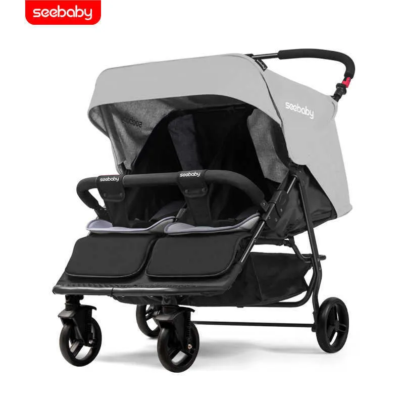 Lightweight Foldable Shock-Absorbing Twin Baby Stroller with Reclining  Seats Model 722D from Dhgate Strollers# - price 244.65
