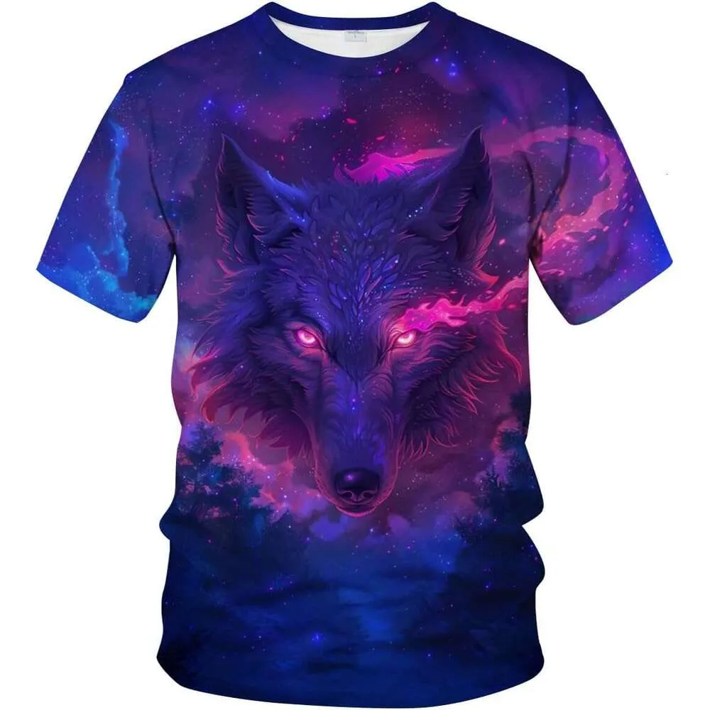 T Shirt Del Lupo Maschile: Maglietta Grafica Animali Divertente