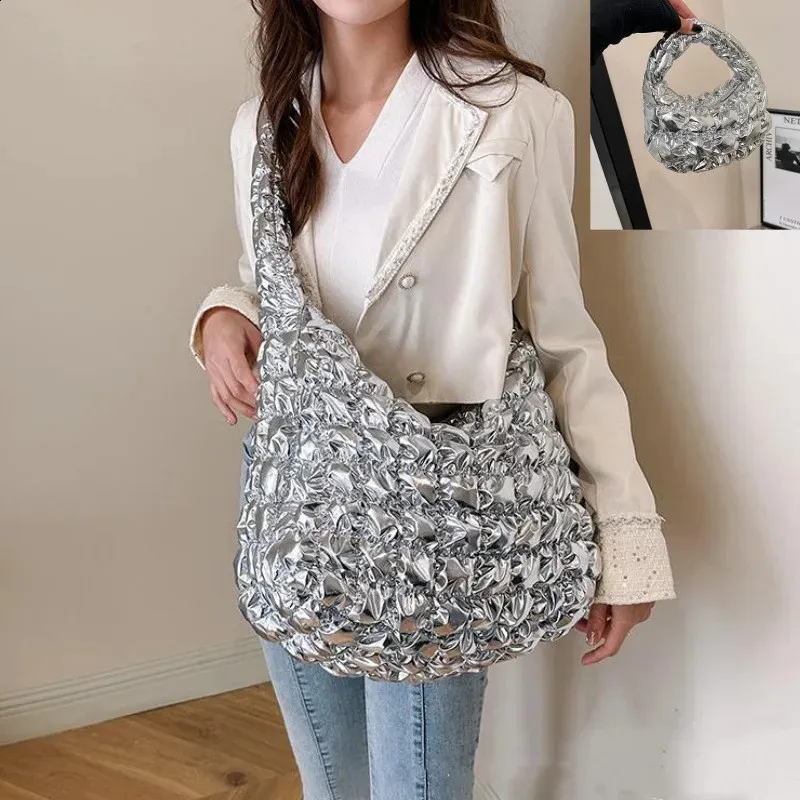 Ruched Cloud Crossbody Bag: Large Capacity, Lightweight