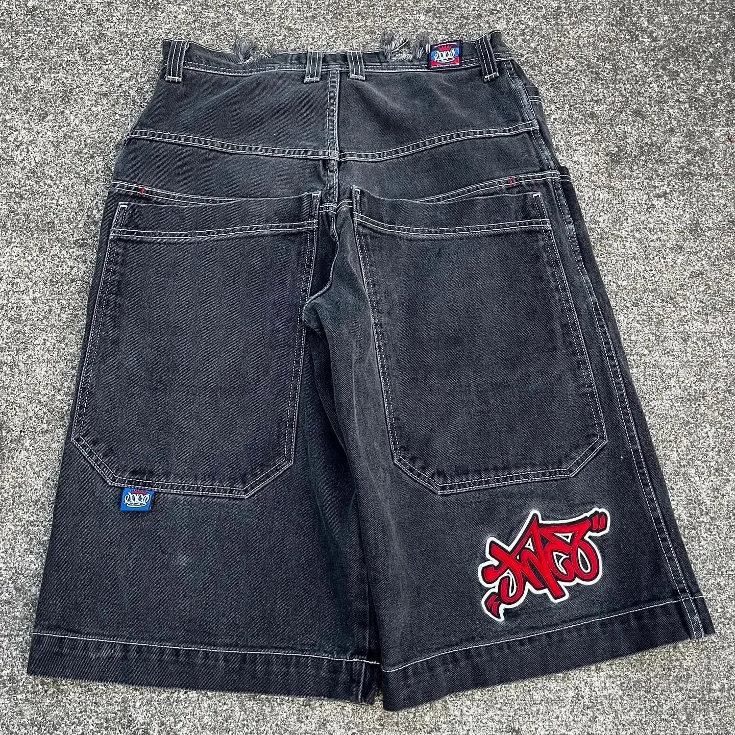 ❥❥ オルテガ柄 ❥❥  #1 DHgate.com:Y2K Fashion Jeans: Premium Denim Shorts with