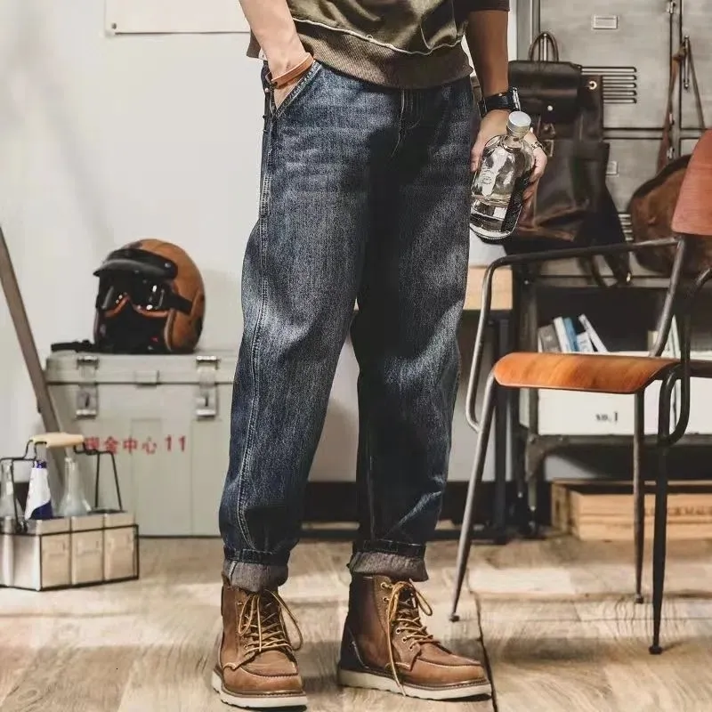 Autumn Men's Straight baggy jeans - Loose Fit Retro