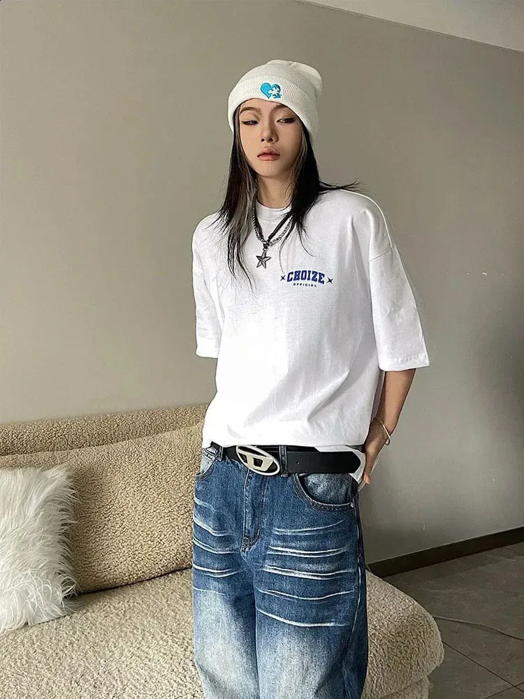 Ultra Fine Graphic Cotton T-shirt for Women Loose Fit Sport Style