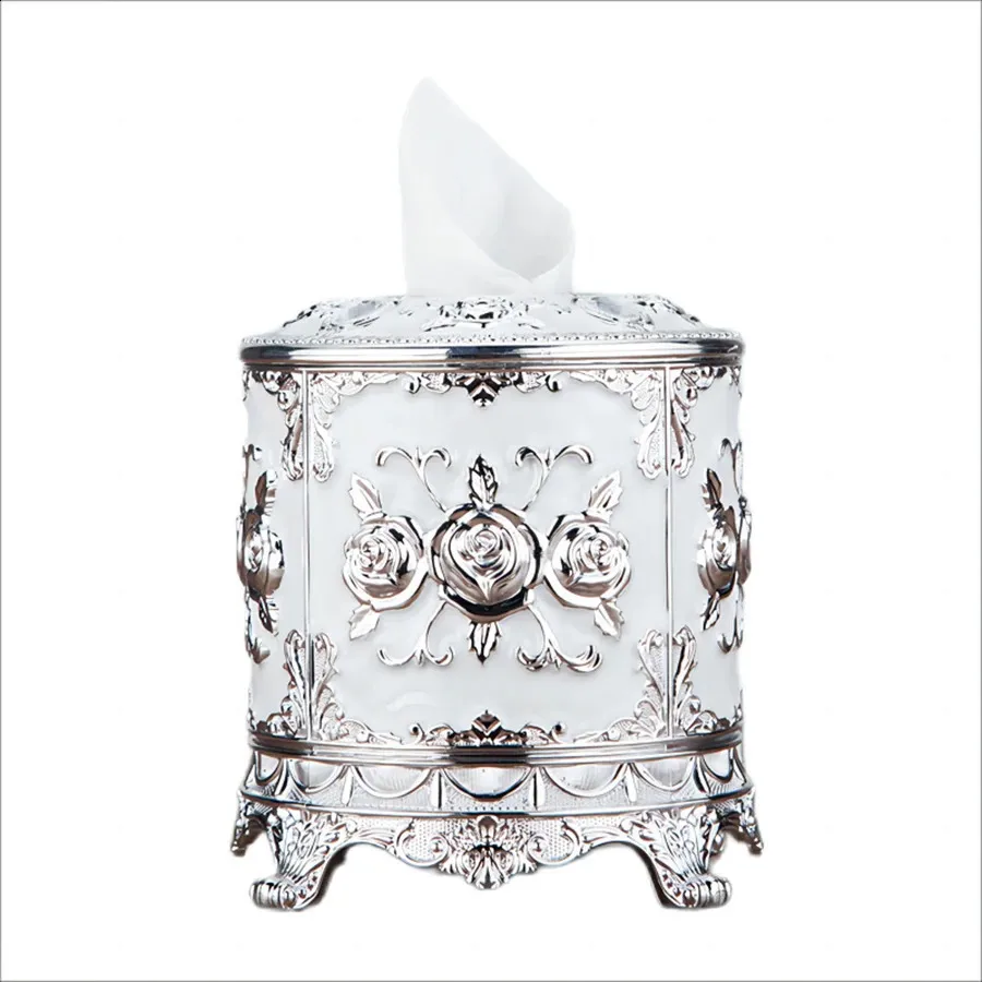 Boite A Mouchoir Cuir Porte-mouchoirs Cylindrique En Cuir Pour Porte Mouchoir Voiture